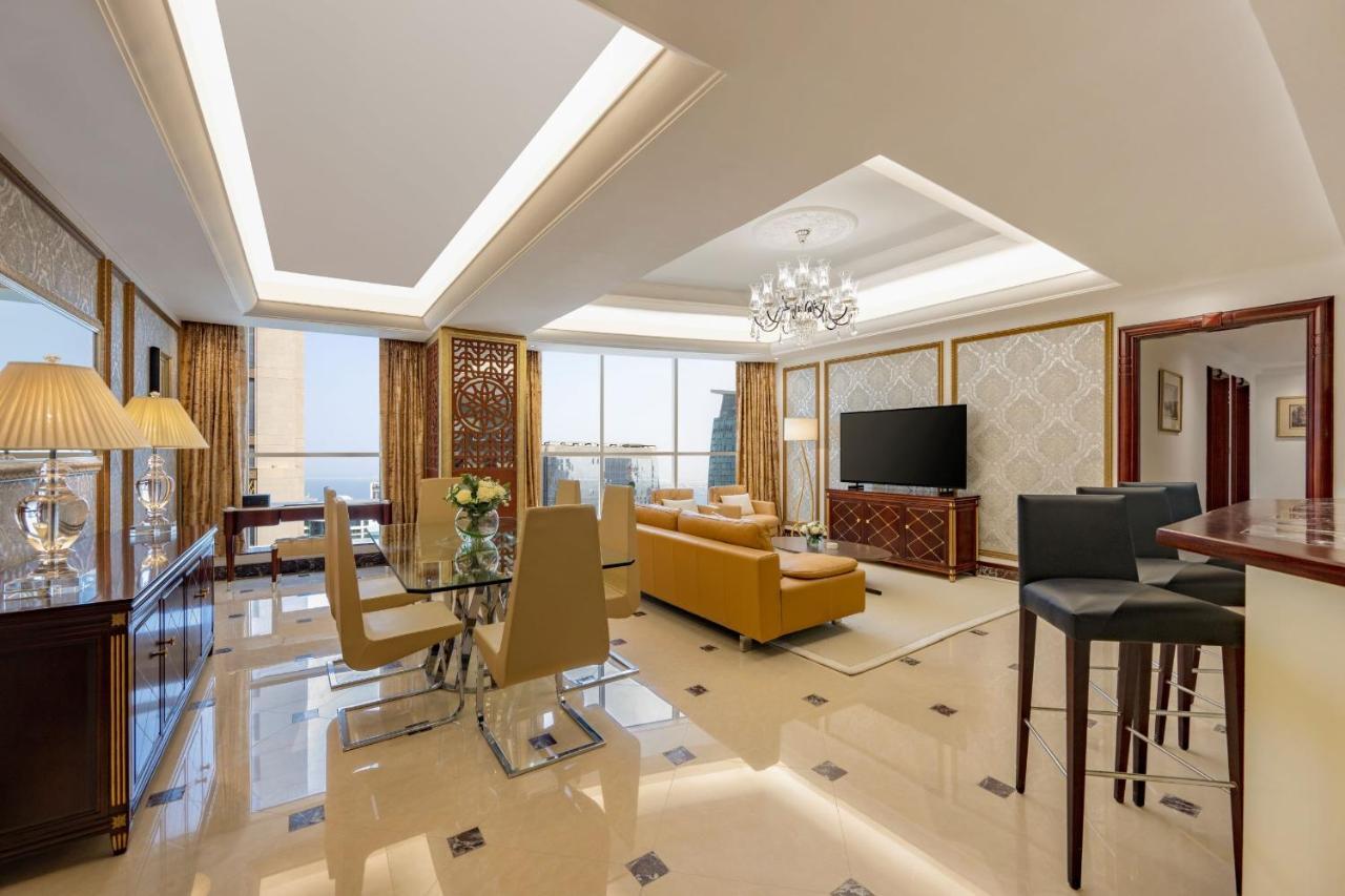 Dusit Hotel & Suites - Ντόχα Εξωτερικό φωτογραφία A 3D rendering of a living room